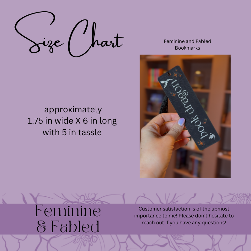 Barely Tolerable Vegan Leather Bookmark