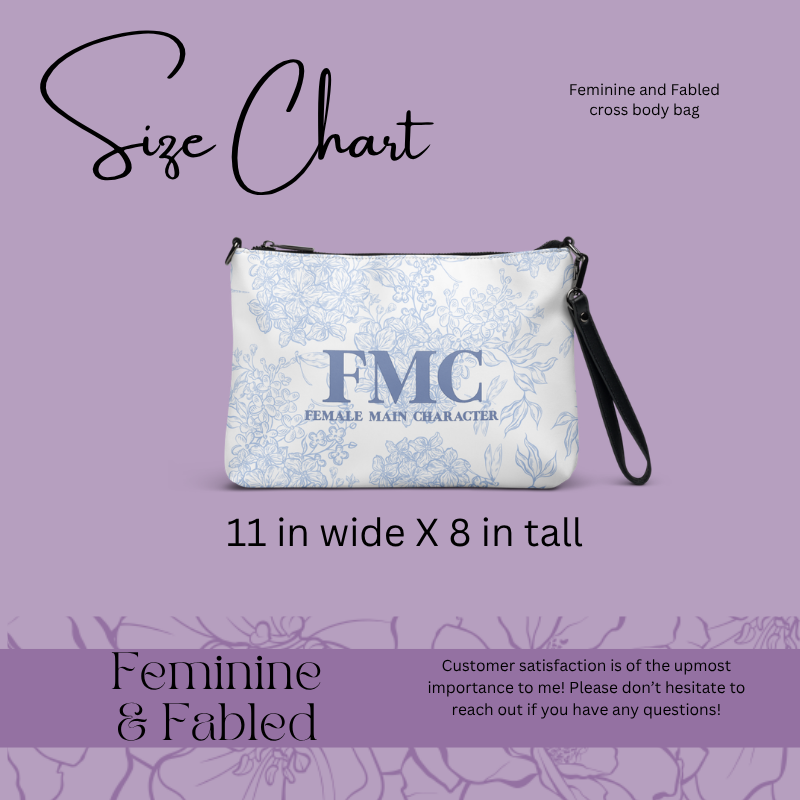 Blue Floral FMC Crossbody Bag | FMC Collection