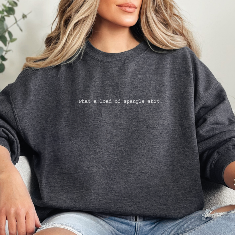 Spangle Shit Sweatshirt | When the Moon Hatched