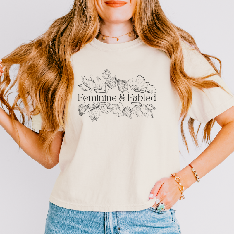 Feminine and Fabled Crop Top