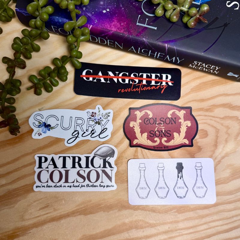 A Forbidden Alchemy Vinyl Stickers