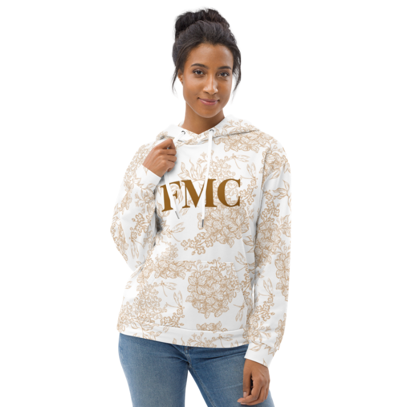 Biege Floral FMC Hoodie | FMC Collection