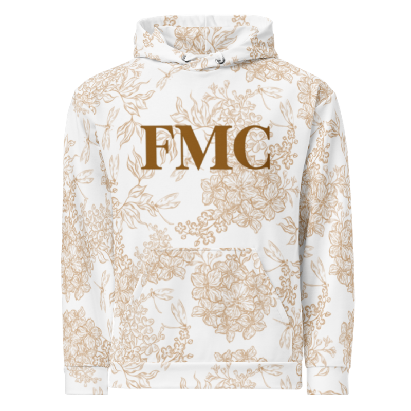 Biege Floral FMC Hoodie | FMC Collection