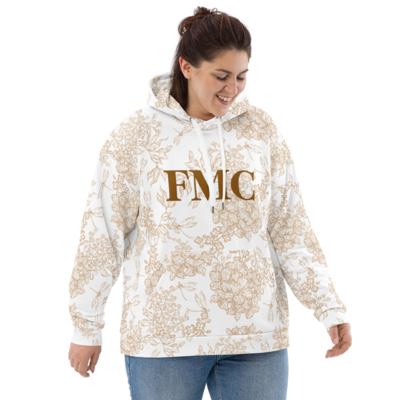 Biege Floral FMC Hoodie | FMC Collection