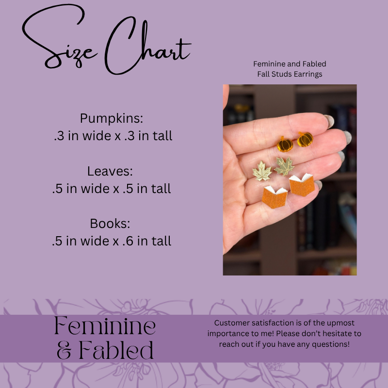 Fall Earrings 3 Pack Set