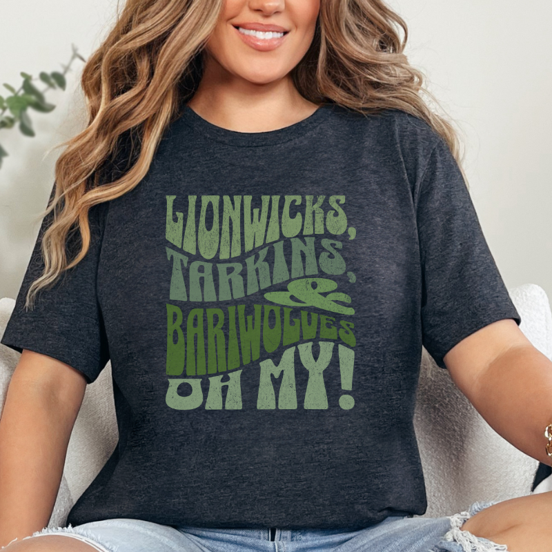 Monsters Oh My! T-shirt | Shield of Sparrows