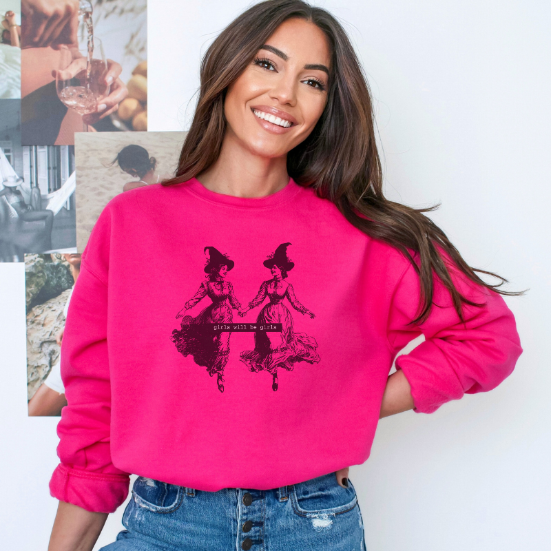 Witches Sweatshirt | Girls Will Be Girls