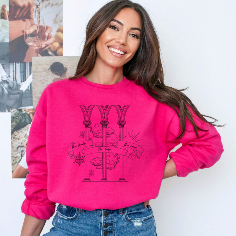 Shade Fade Burn Sweatshirt | When the Moon Hatched