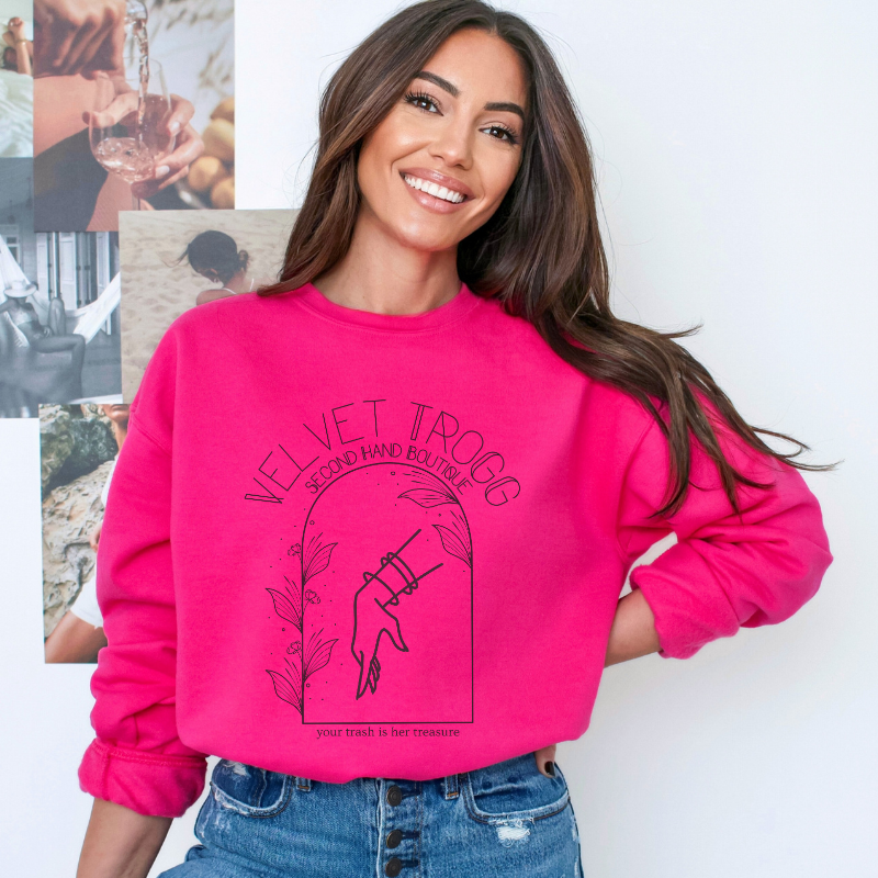 Velvet Trogg Sweatshirt | When the Moon Hatched