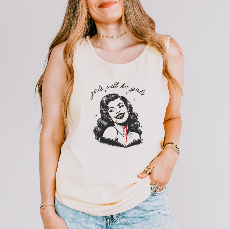 Vampire Tank Top | Girls will be Girls