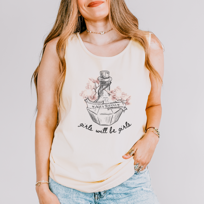 Aqua Tofana Tank Top | Girls will be Girls