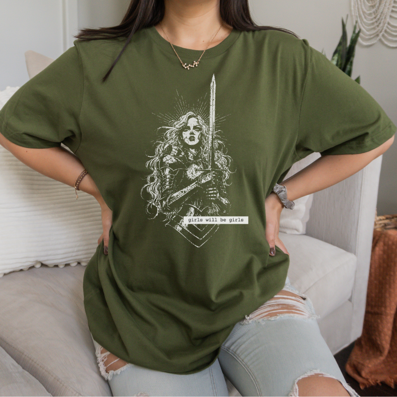 Lady Knight Tee | Girls will be girls
