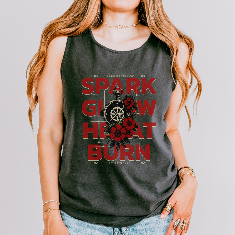 Spark Glow Heat Burn Tank Top | Kindred's Curse Saga