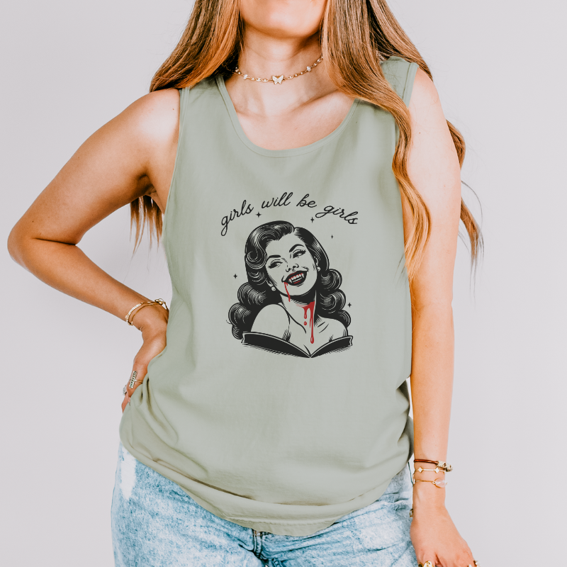 Vampire Tank Top | Girls will be Girls