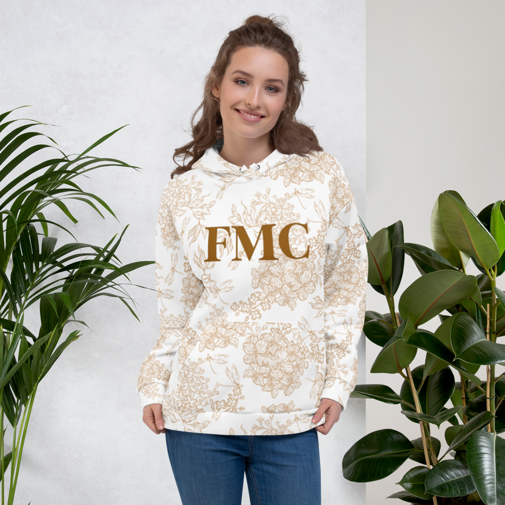 Biege Floral FMC Hoodie | FMC Collection