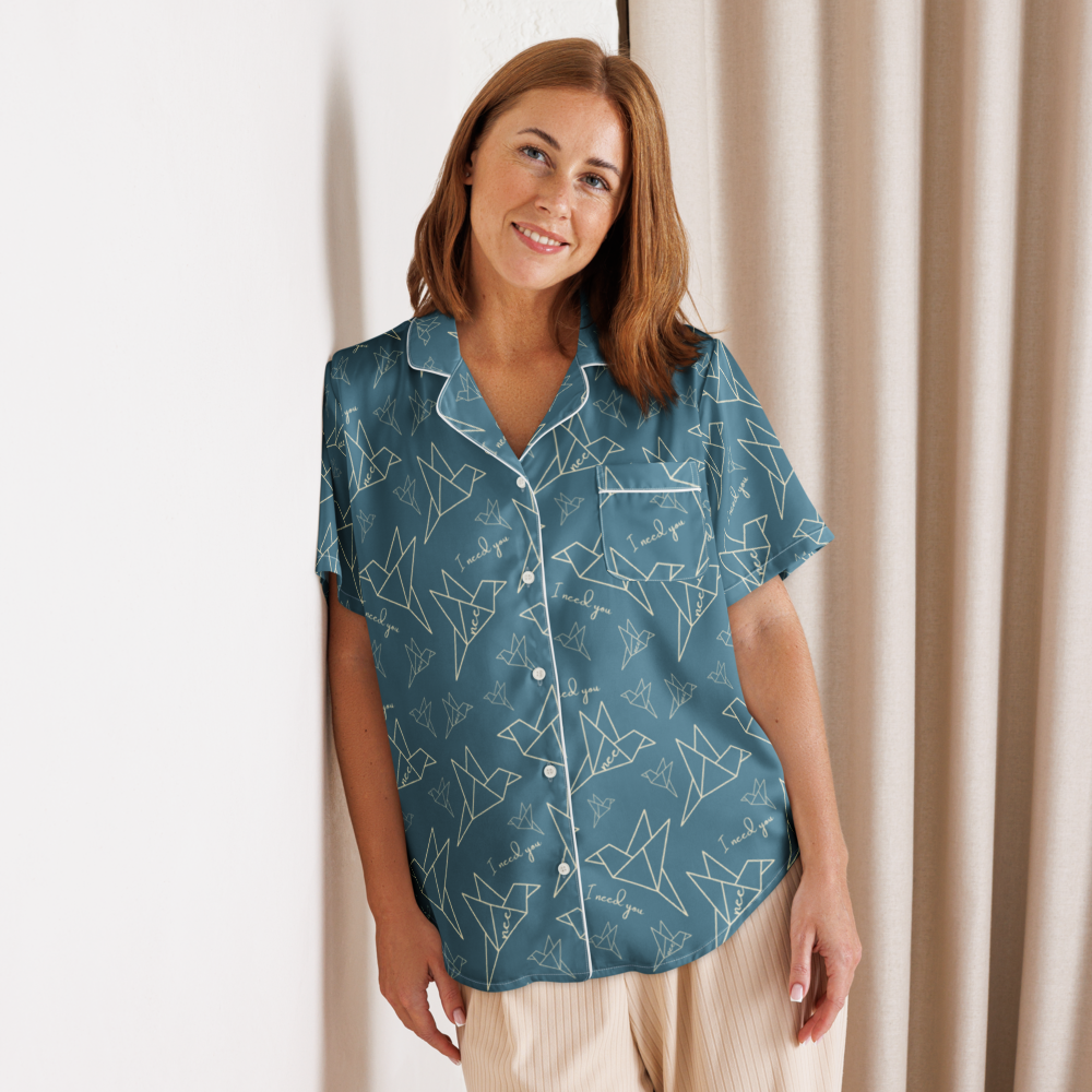 Nee Short Sleeve Pajama Top | When the Moon Hatched
