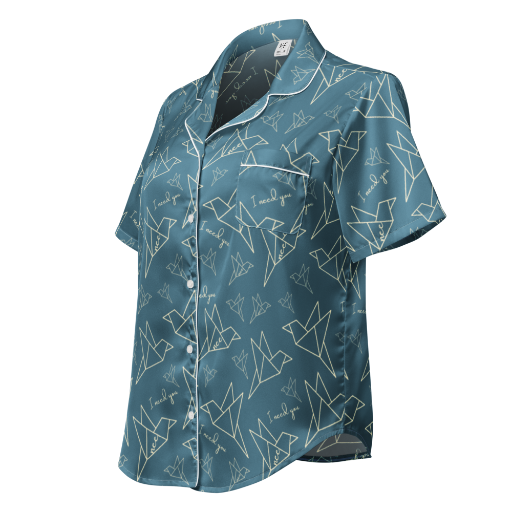 Nee Short Sleeve Pajama Top | When the Moon Hatched