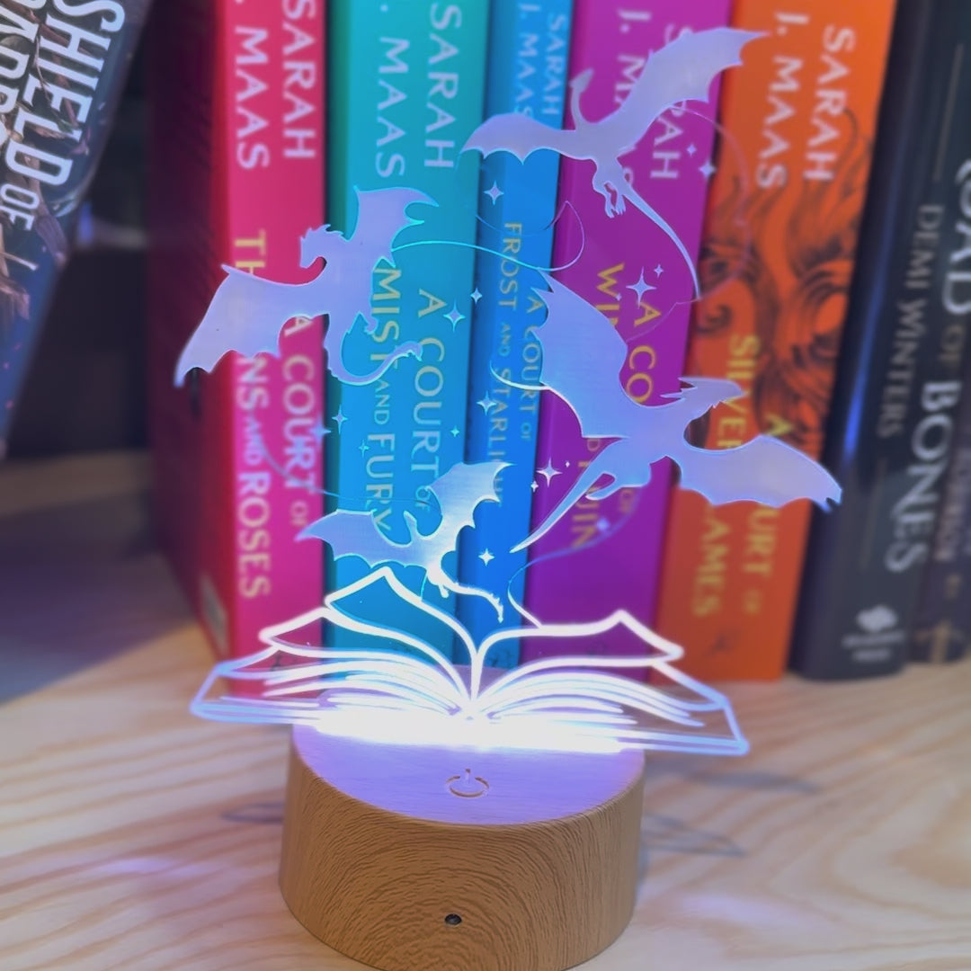 Dragon Bookshelf Light