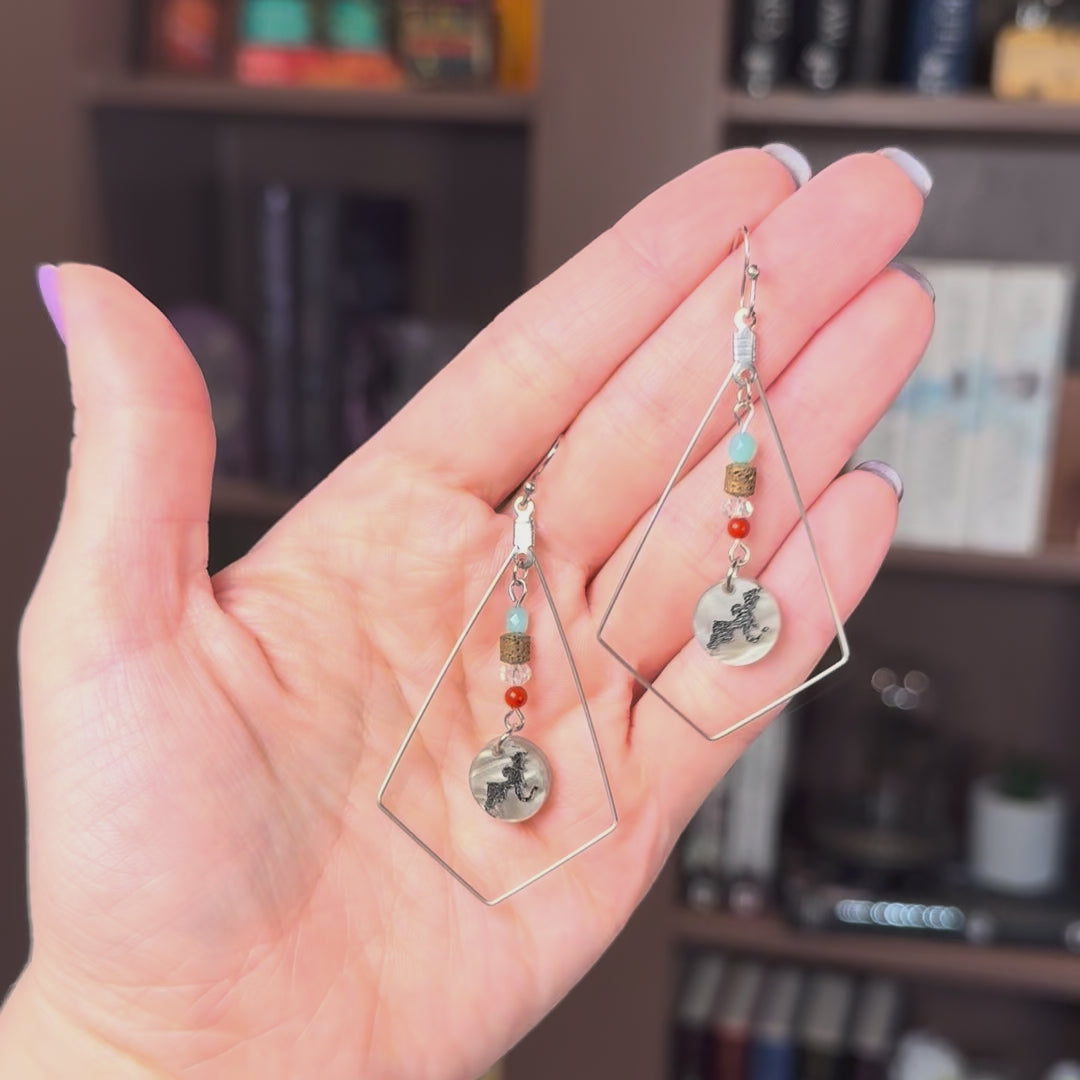 Elemental Bead Earrings | When the Moon Hatched