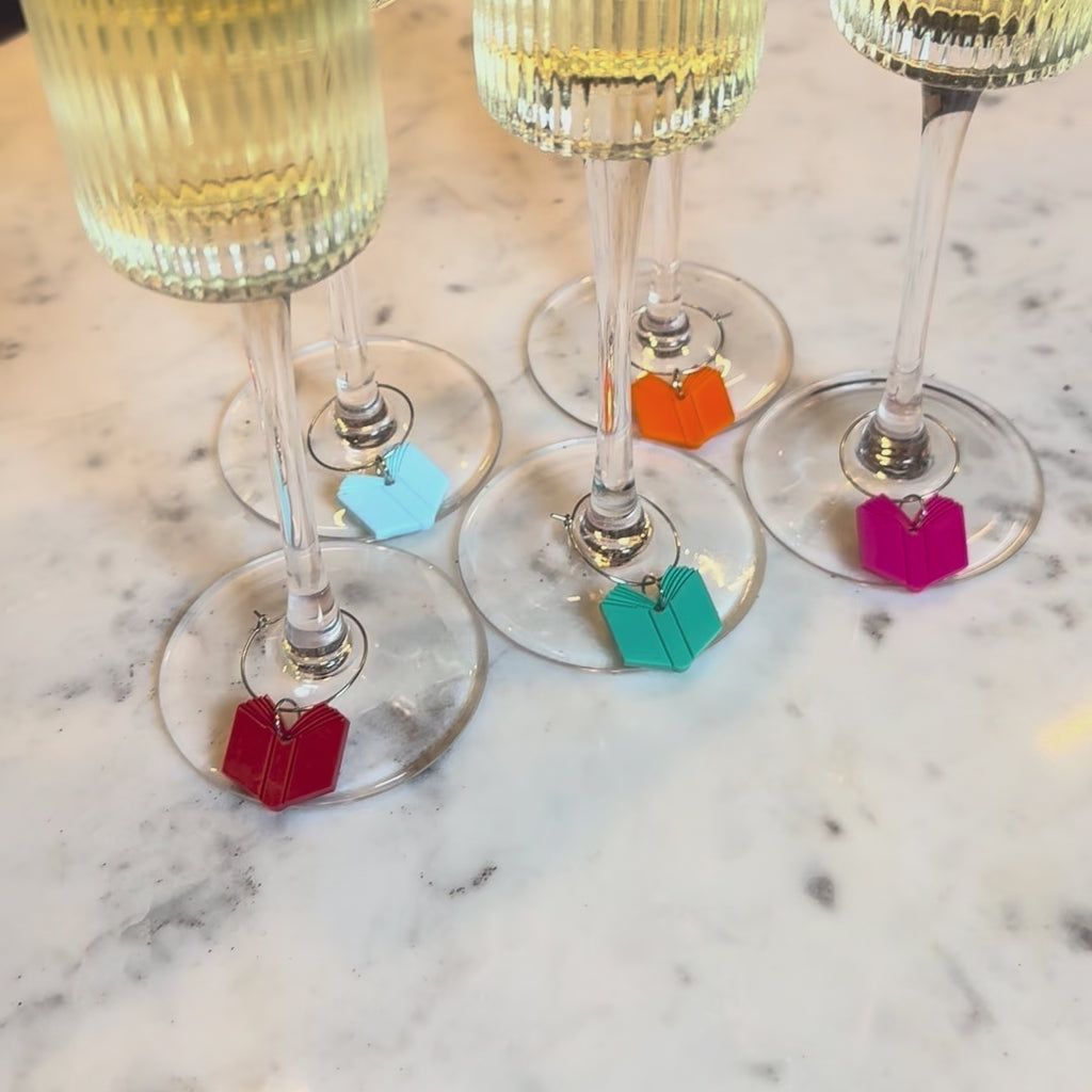 Romantasy Wine Charms