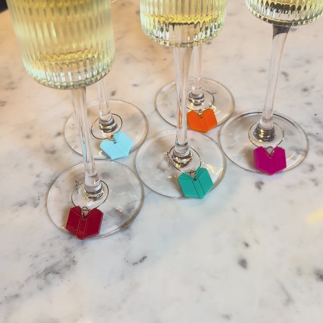 Romantasy Wine Charms
