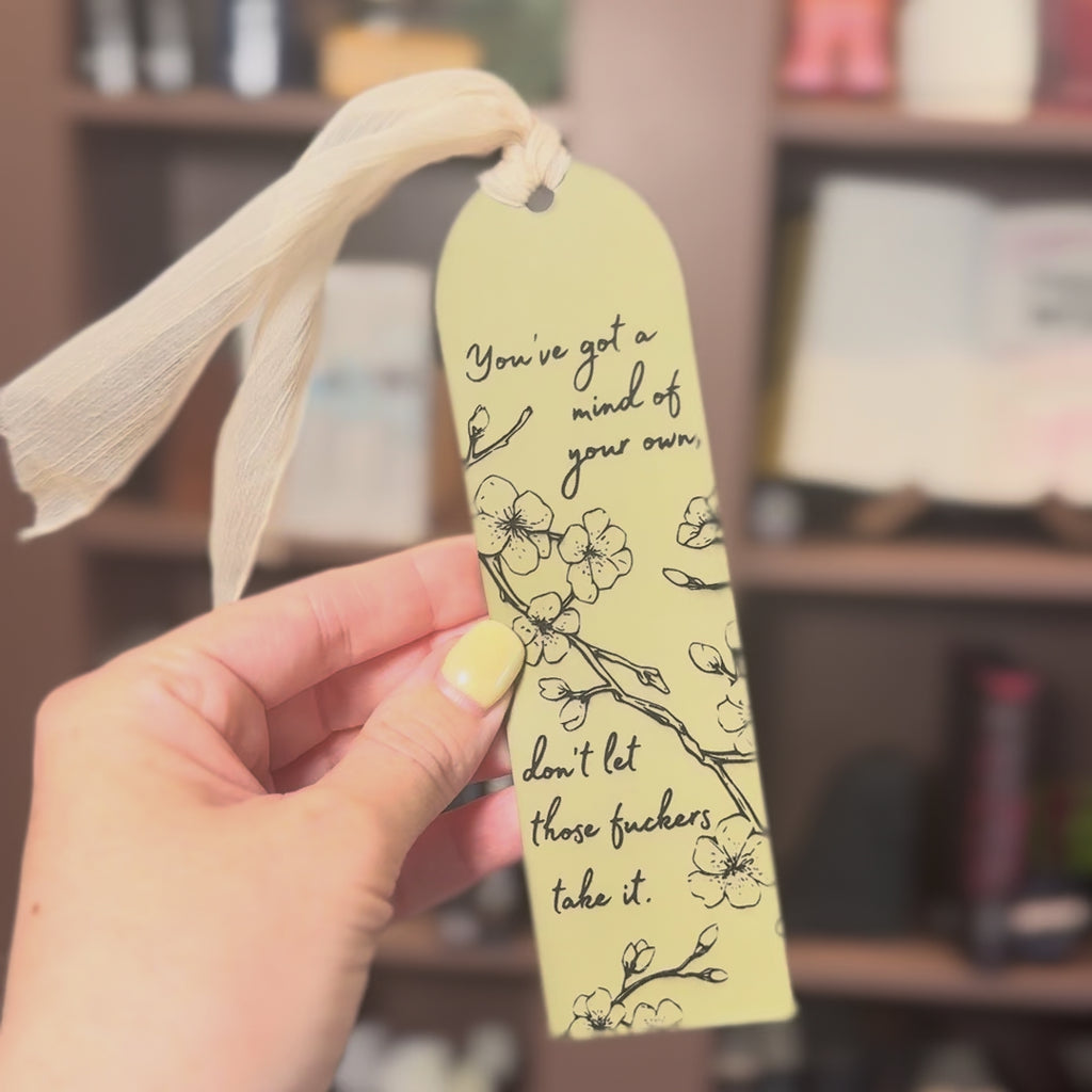 Mind of Your Own Vegan Leather Bookmark