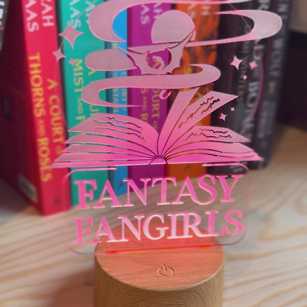 Fantasy Fangirls Bookshelf Light
