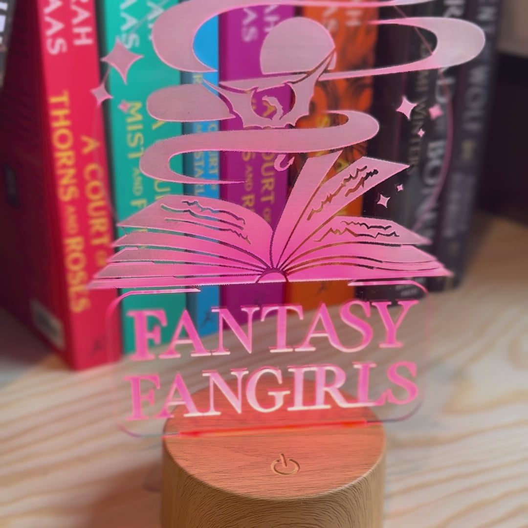 Fantasy Fangirls Bookshelf Light