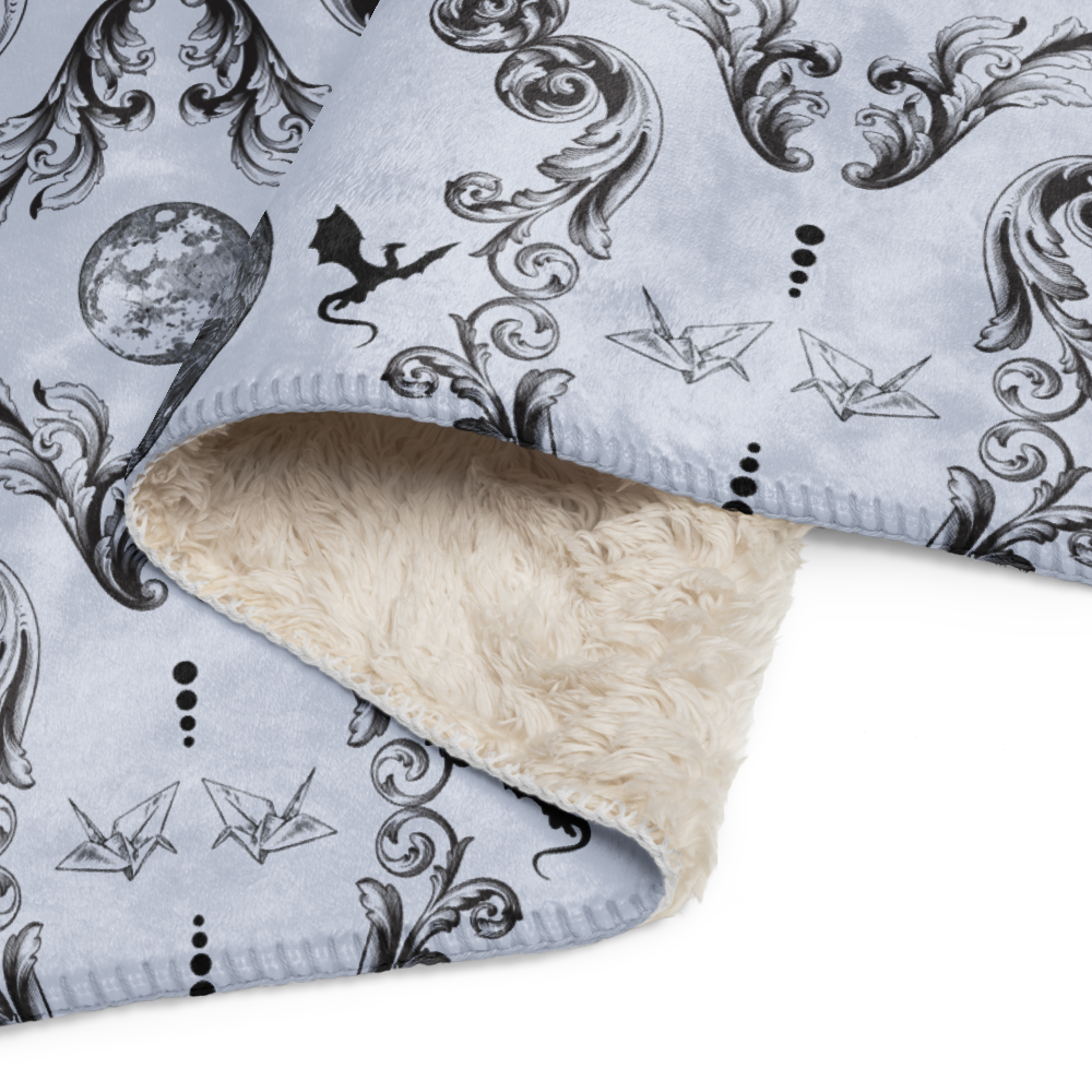 Moonfall Sherpa Blanket | When the Moon Hatched