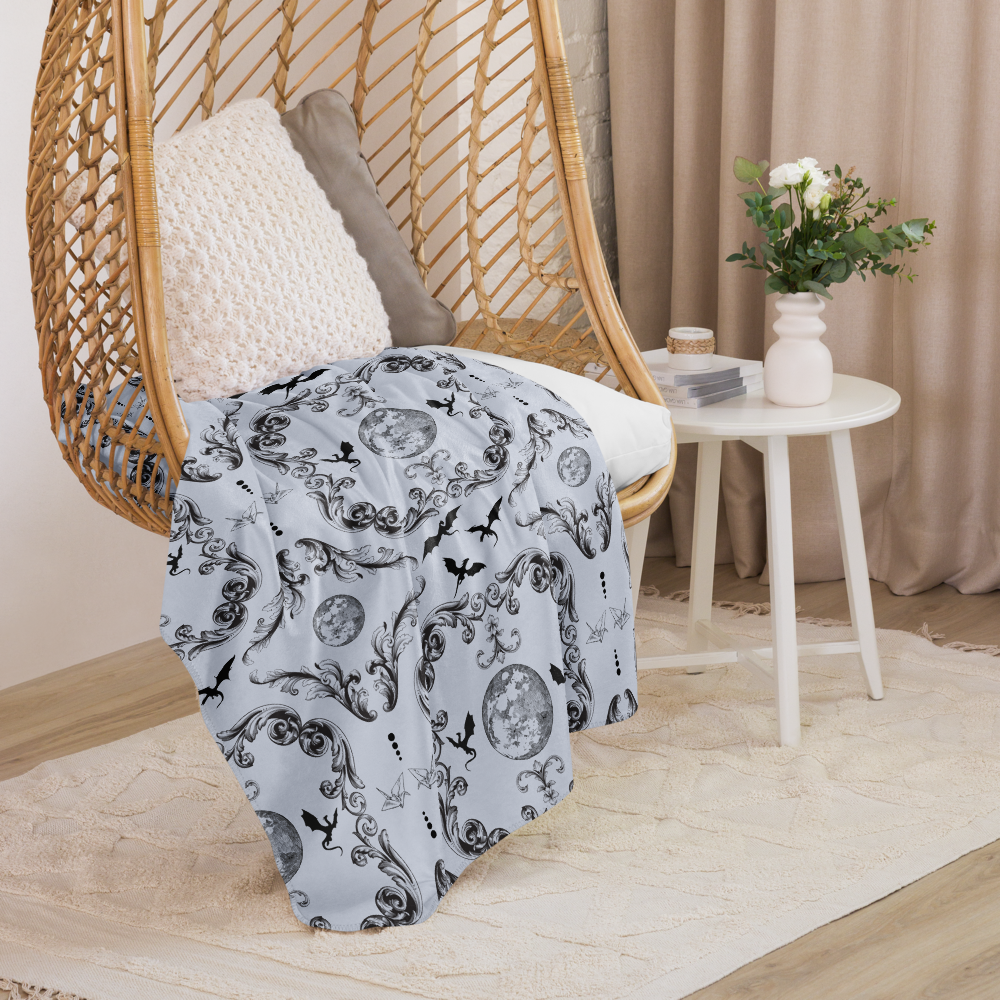 Moonfall Sherpa Blanket | When the Moon Hatched